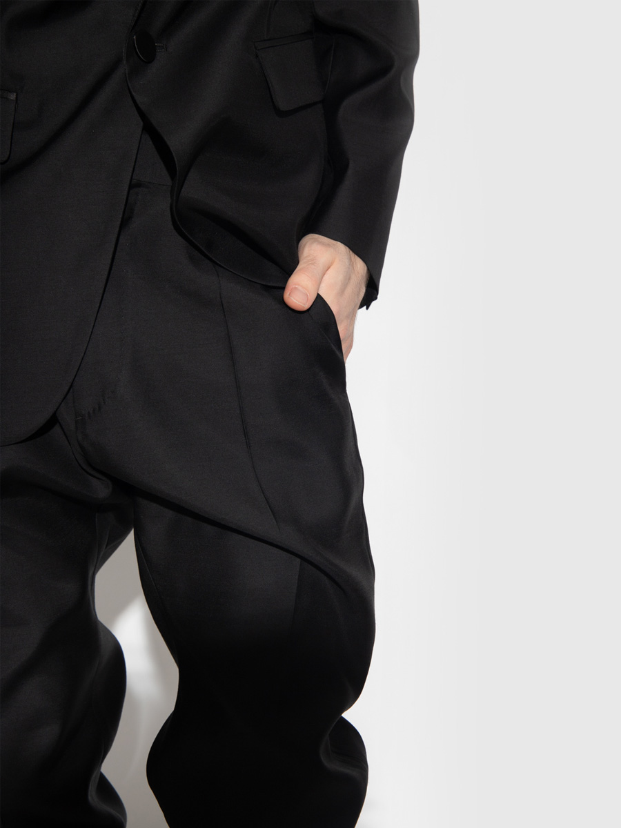 Black Wool Suit