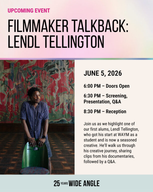 Filmmaker Talkback: Lendl Tellington
