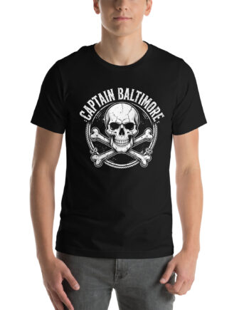 Captain Baltimore Skull & Crossbones Tee