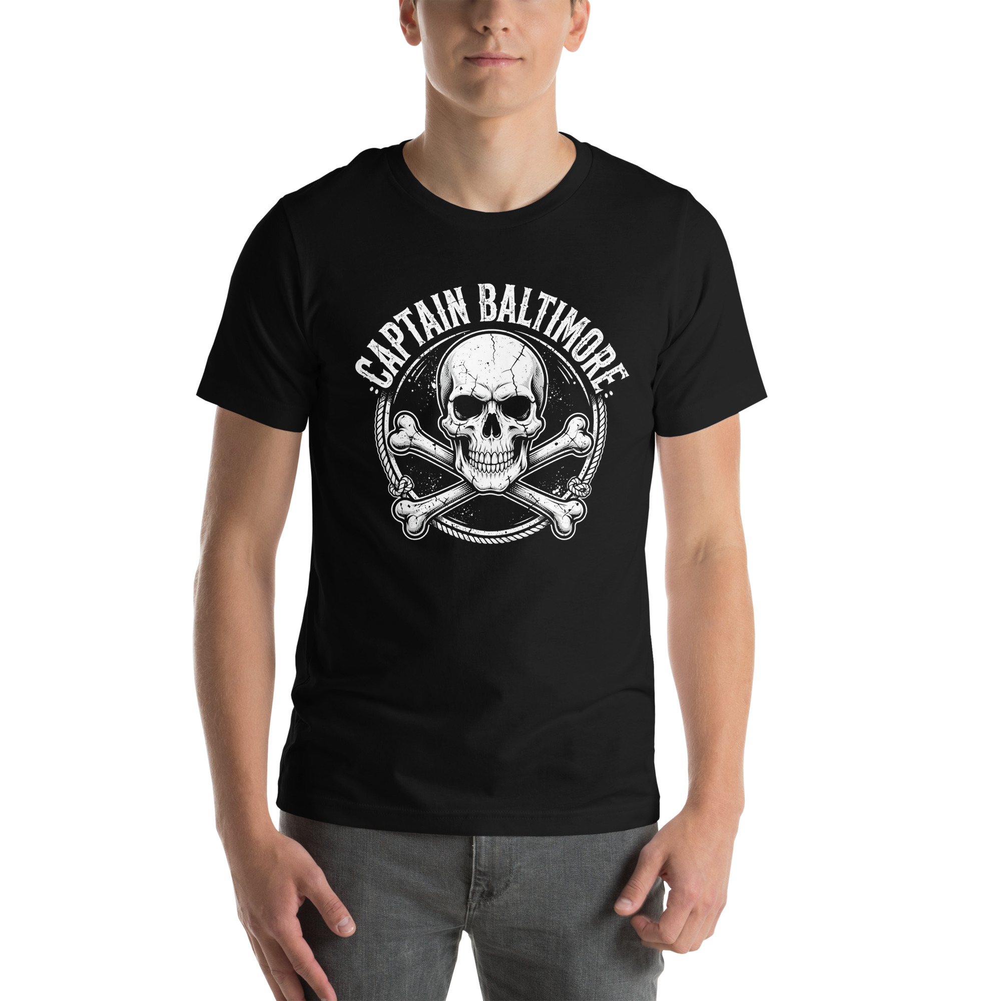 Captain Baltimore Skull & Crossbones Tee