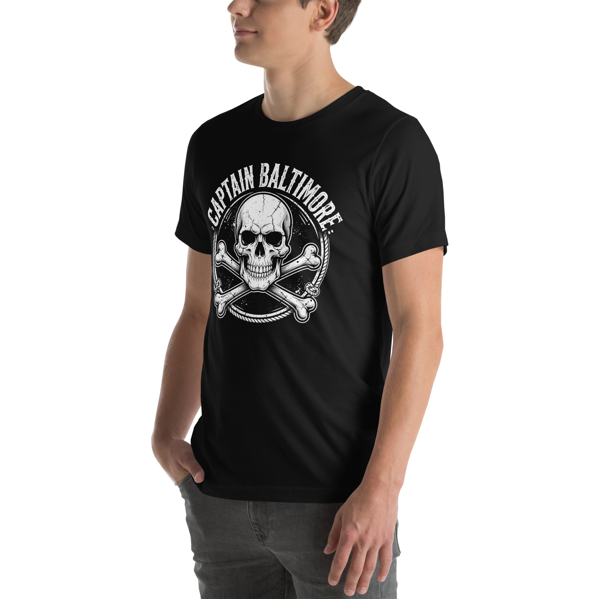 Captain Baltimore Skull & Crossbones Tee