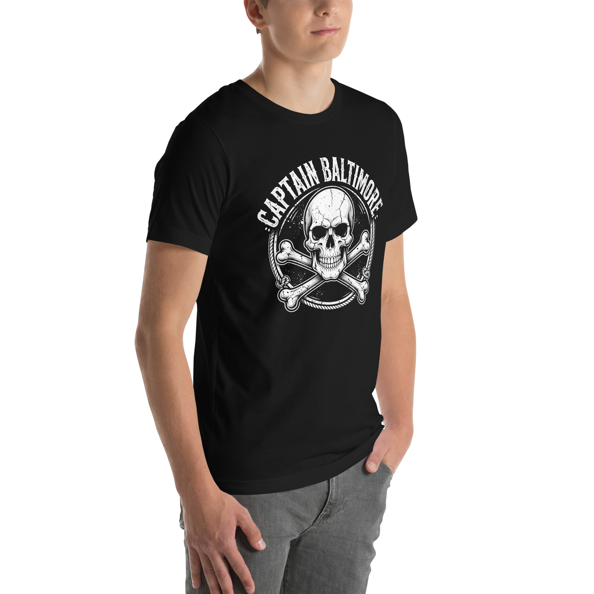 Captain Baltimore Skull & Crossbones Tee
